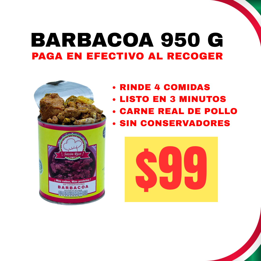 Barbacoa Sazón Rico 950 g