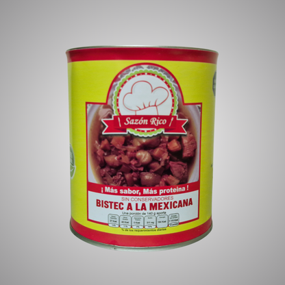Bistec a la mexicana sazón rico 950 g